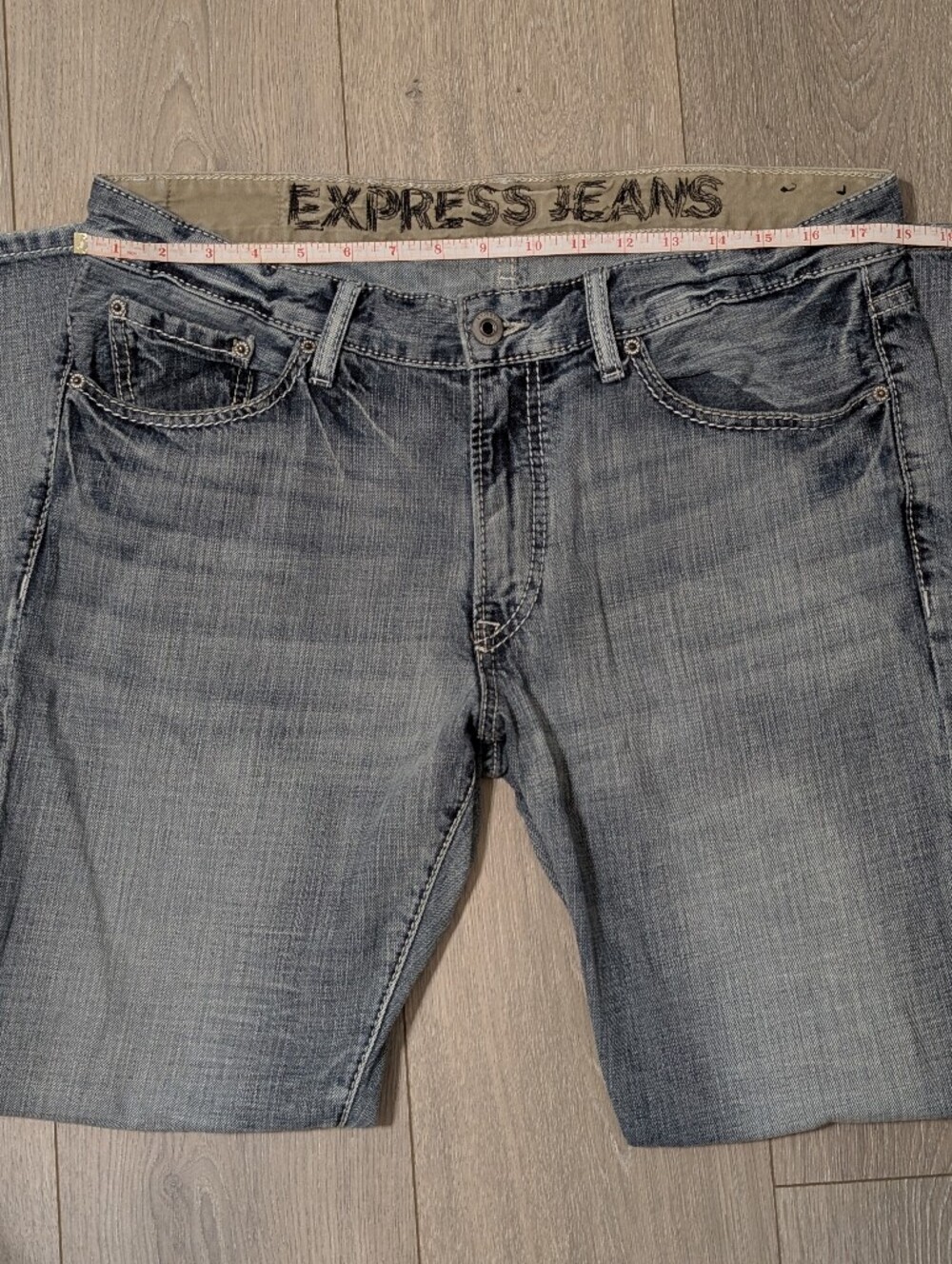 Bundle Of 2 Men's Express Jeans•Loose Stretch & Slim•Low Rise/Boot Cut•34x30👖👖 - Picture 10 of 15